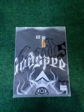 Godspeed All-Over Print Graphic T-Shirt Black Size S